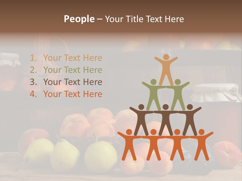 Melon Fruit Still Life PowerPoint Template