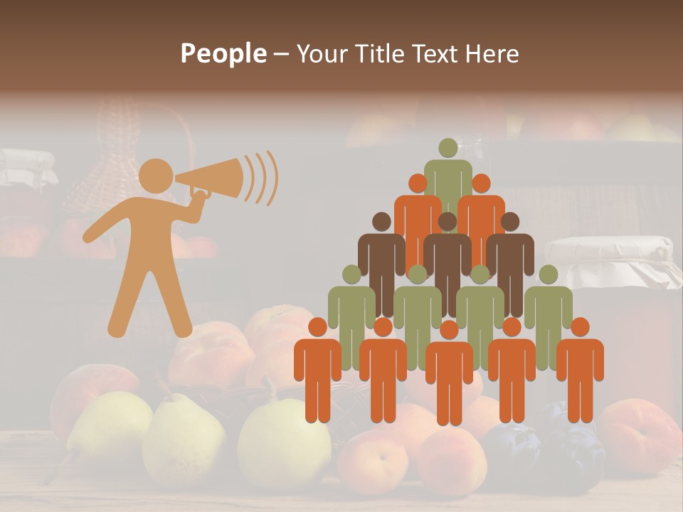 Melon Fruit Still Life PowerPoint Template