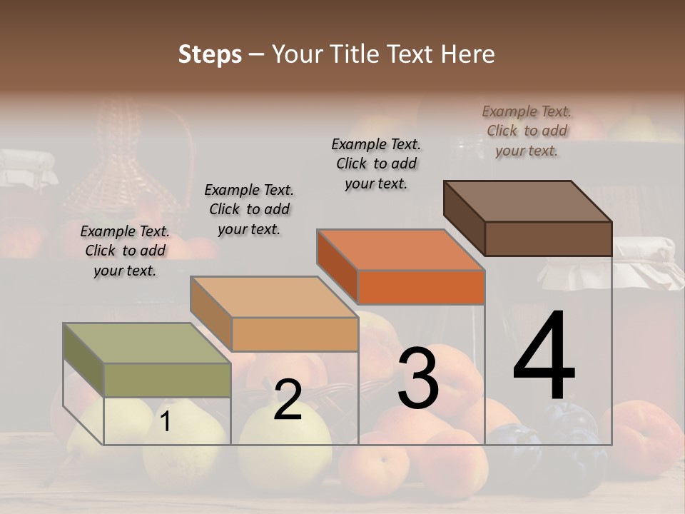 Melon Fruit Still Life PowerPoint Template