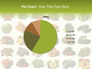 Banana White Salad PowerPoint Template