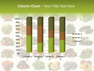 Banana White Salad PowerPoint Template