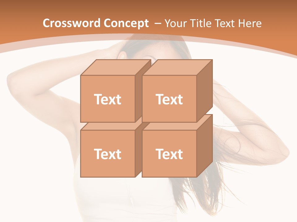 Sexy Earphones Mixed PowerPoint Template