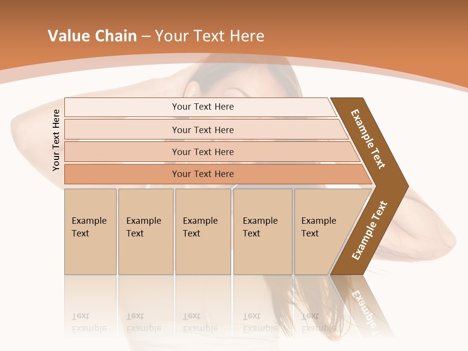 Sexy Earphones Mixed PowerPoint Template