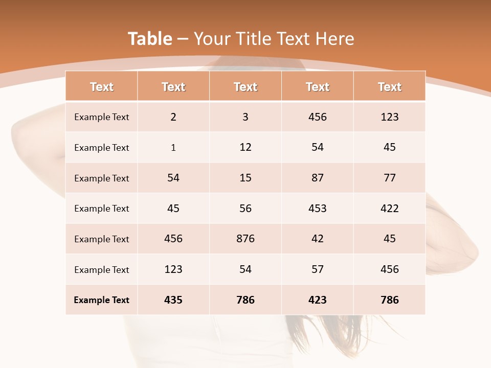 Sexy Earphones Mixed PowerPoint Template