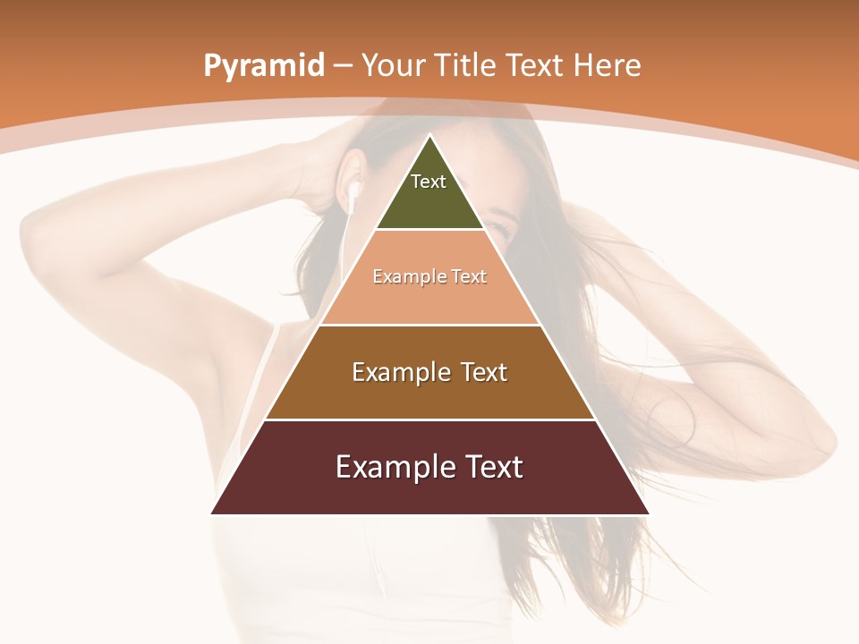 Sexy Earphones Mixed PowerPoint Template