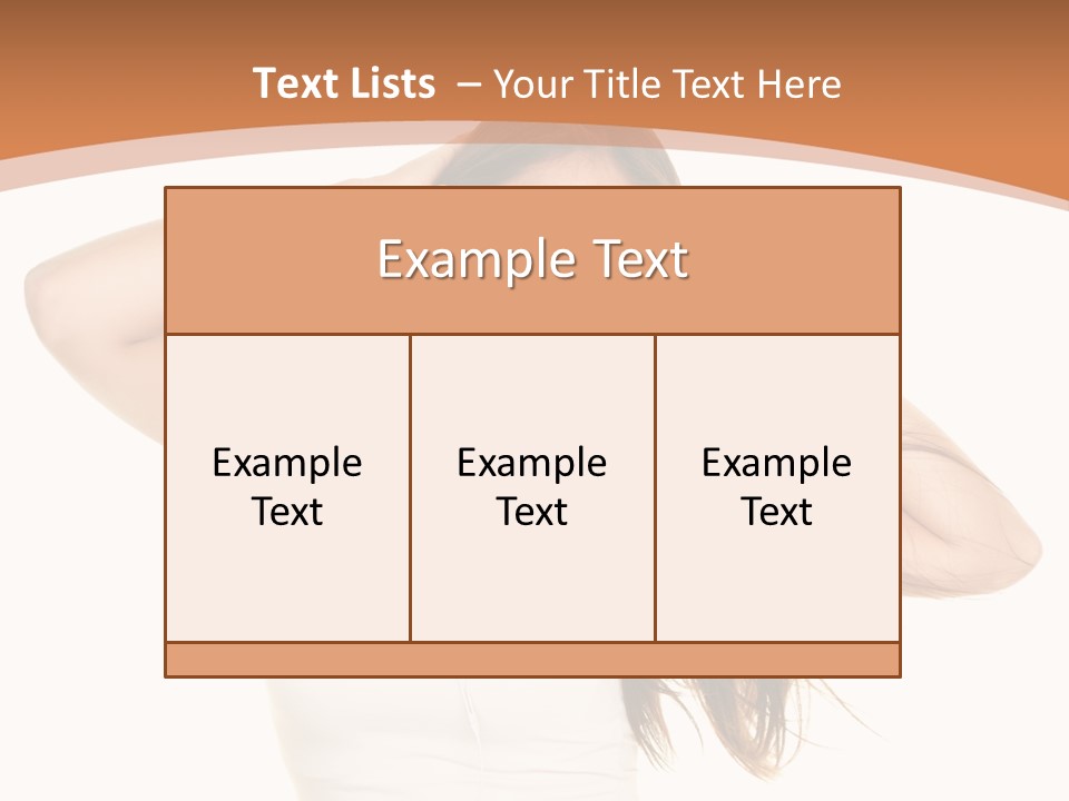 Sexy Earphones Mixed PowerPoint Template