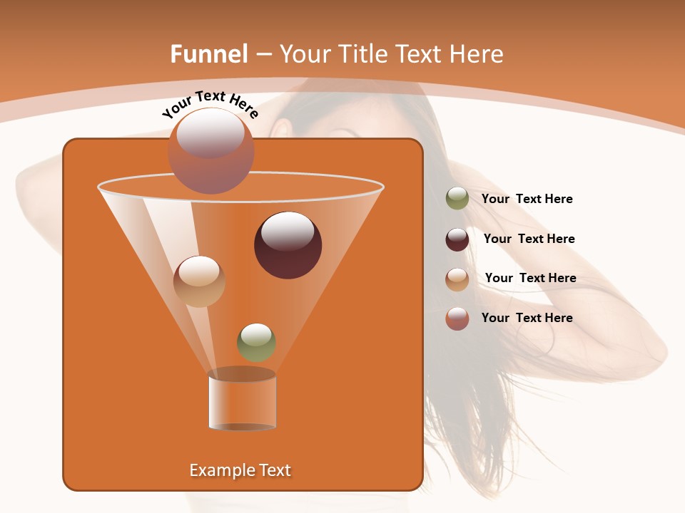 Sexy Earphones Mixed PowerPoint Template