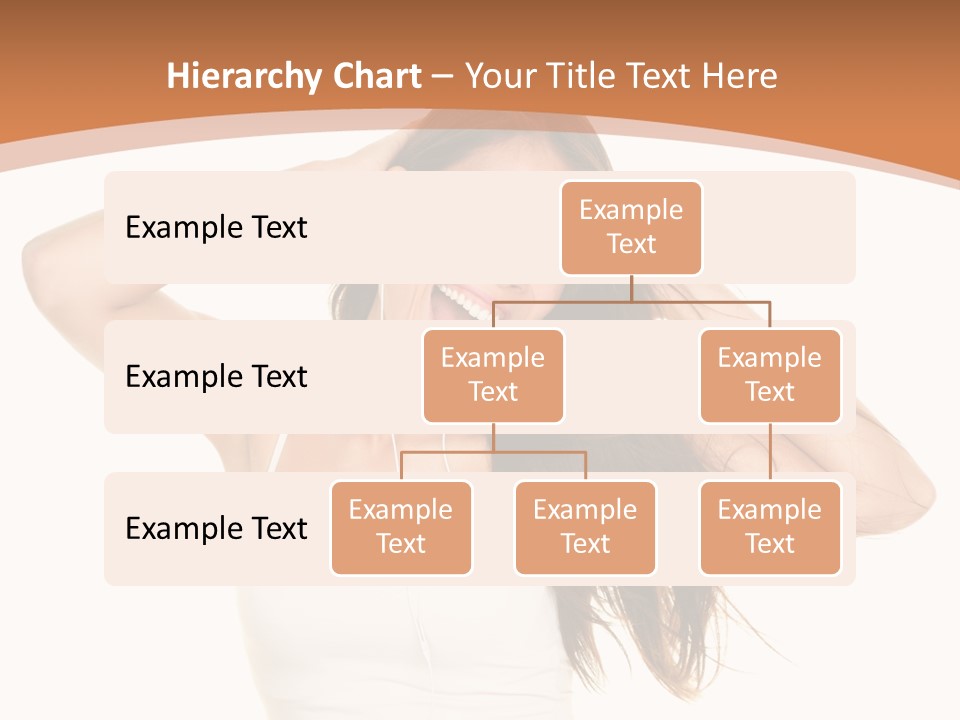 Sexy Earphones Mixed PowerPoint Template