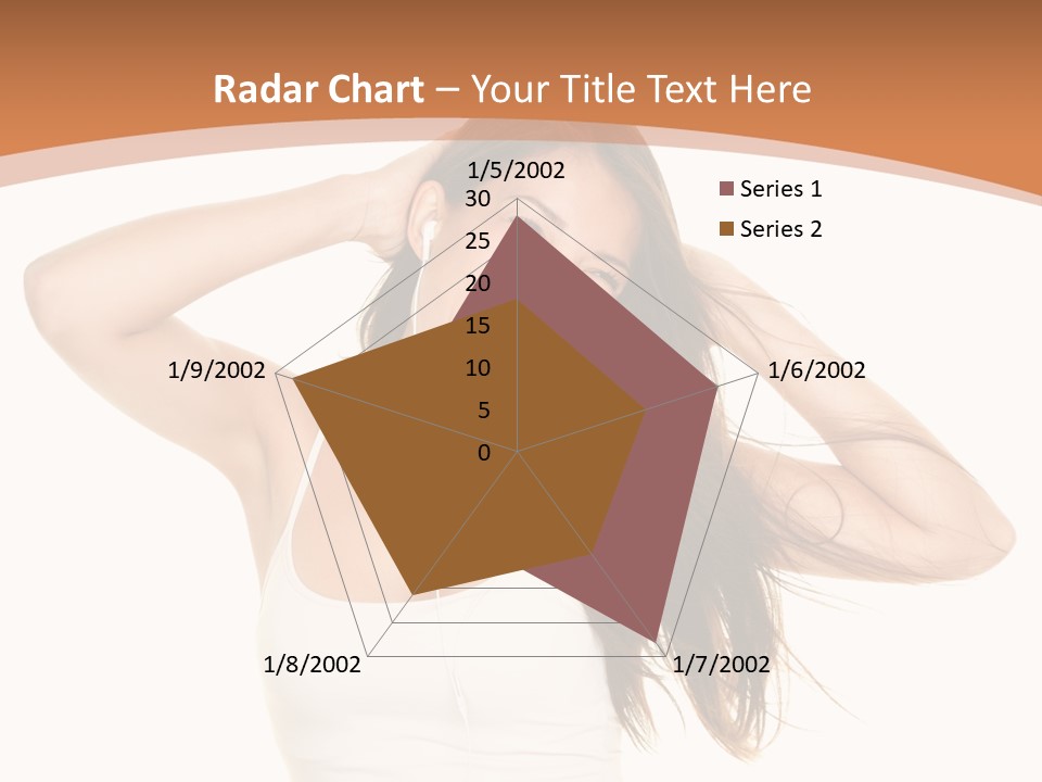 Sexy Earphones Mixed PowerPoint Template