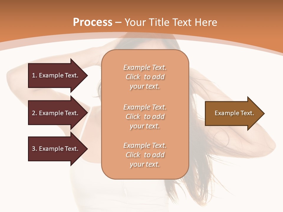 Sexy Earphones Mixed PowerPoint Template