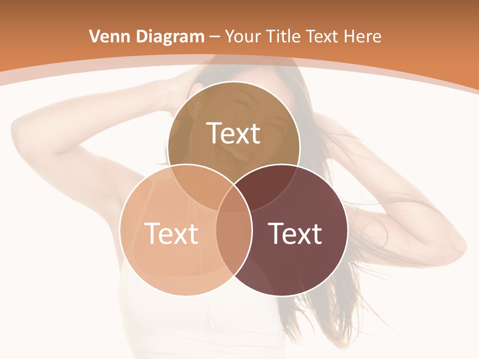 Sexy Earphones Mixed PowerPoint Template