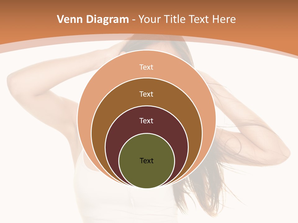 Sexy Earphones Mixed PowerPoint Template