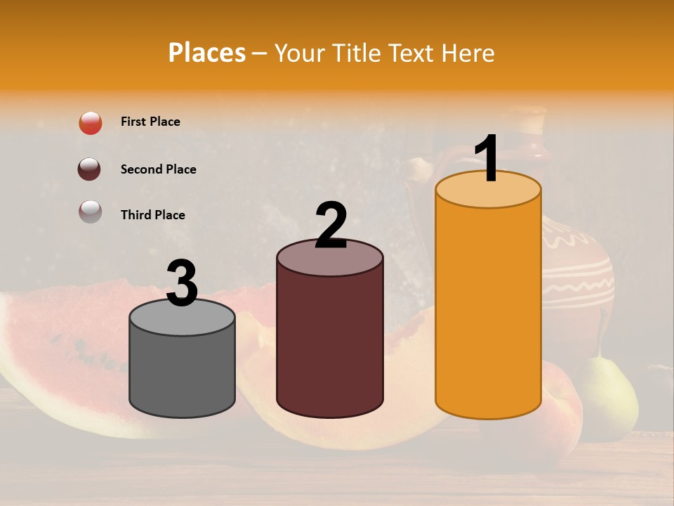 Wood Seeds Food PowerPoint Template