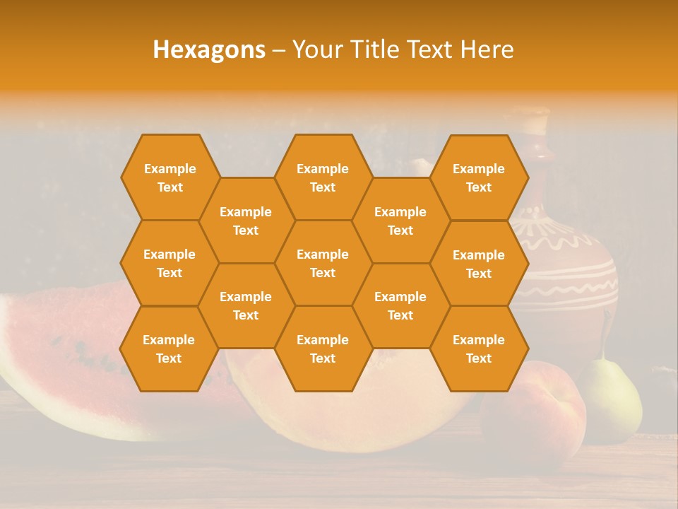 Wood Seeds Food PowerPoint Template