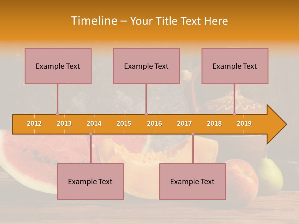 Wood Seeds Food PowerPoint Template