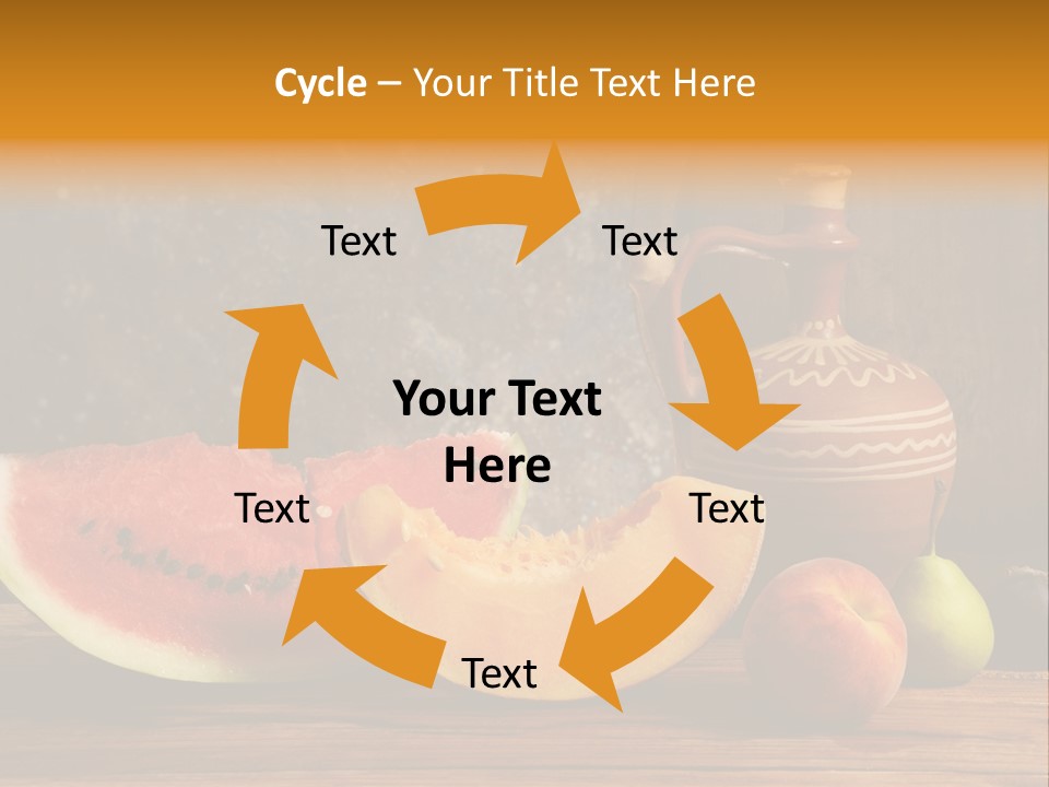 Wood Seeds Food PowerPoint Template