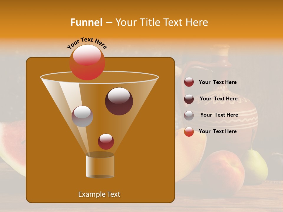 Wood Seeds Food PowerPoint Template