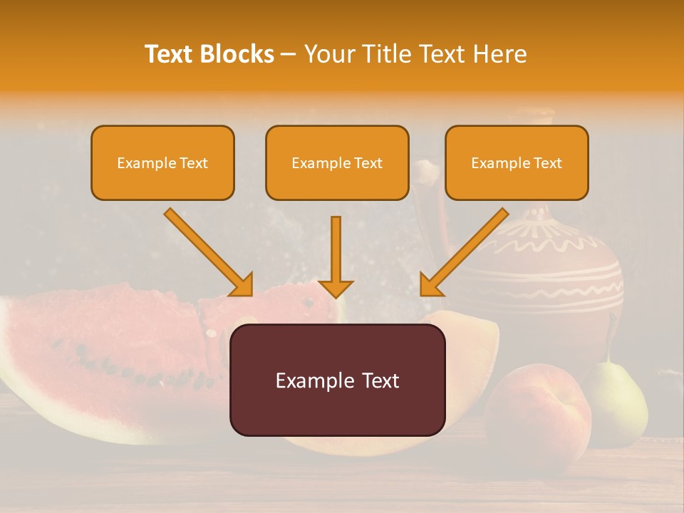 Wood Seeds Food PowerPoint Template