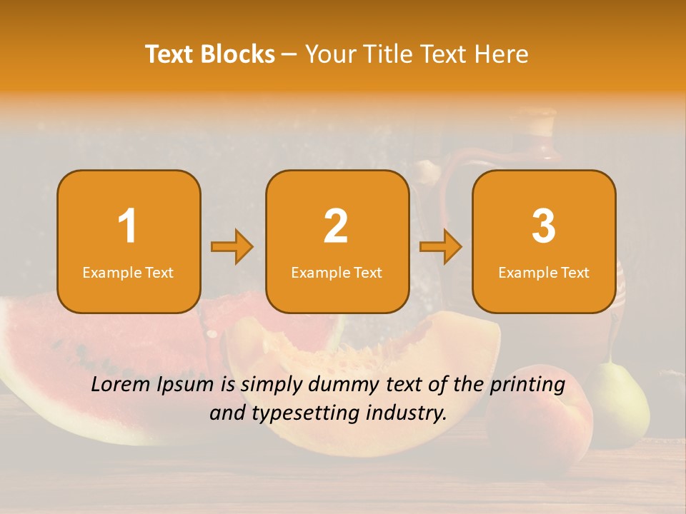 Wood Seeds Food PowerPoint Template