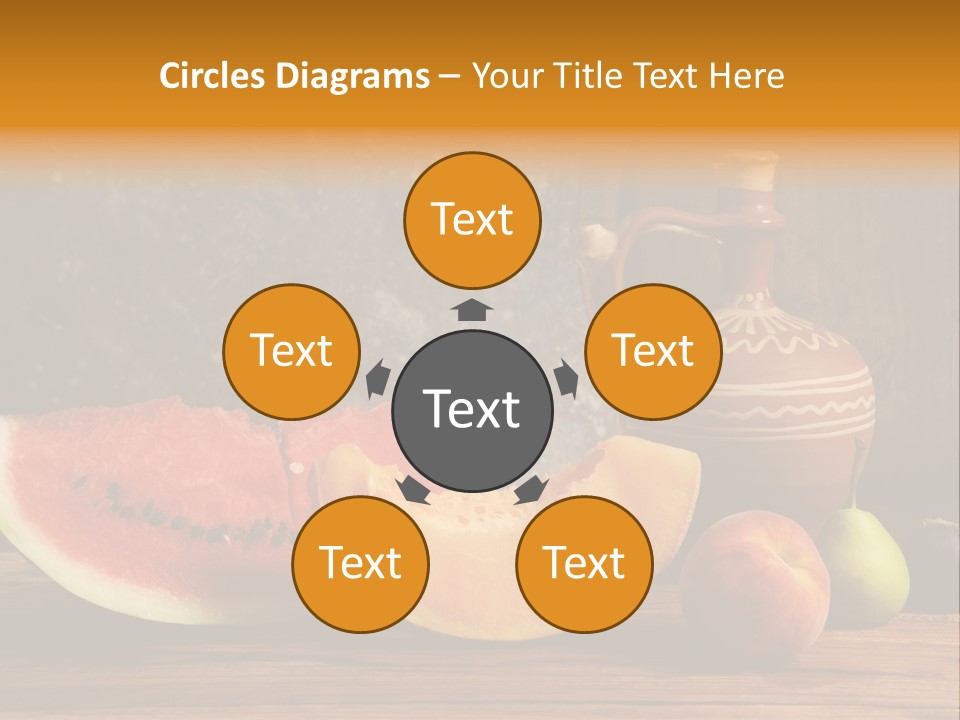 Wood Seeds Food PowerPoint Template