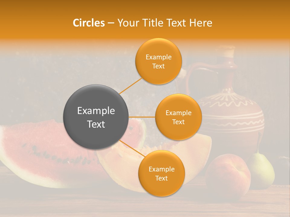 Wood Seeds Food PowerPoint Template