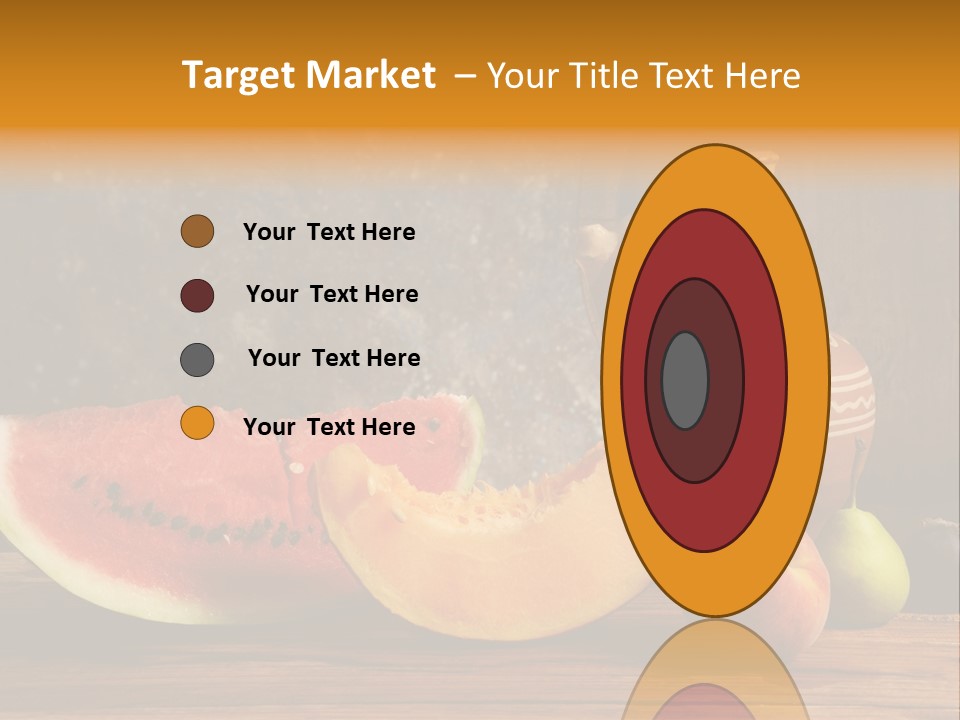 Wood Seeds Food PowerPoint Template