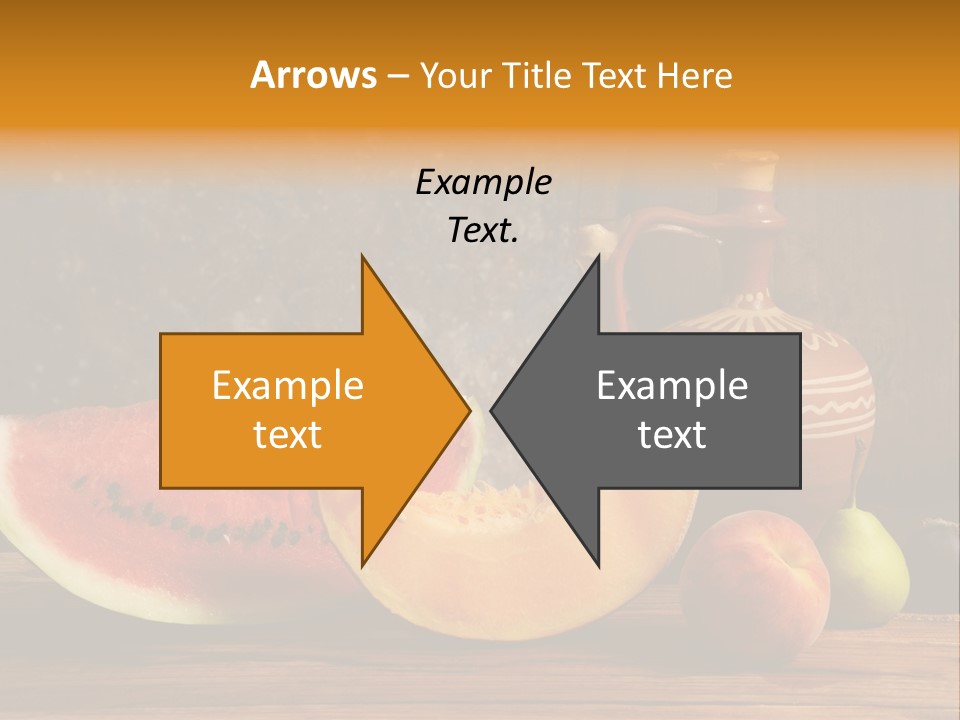 Wood Seeds Food PowerPoint Template