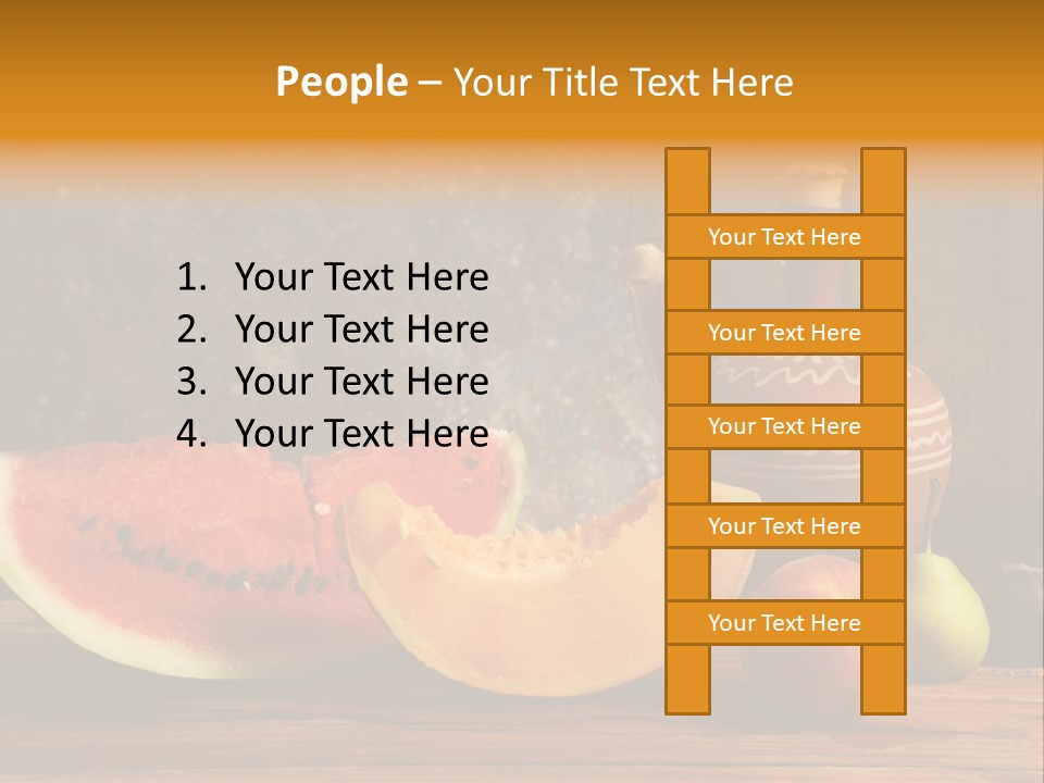 Wood Seeds Food PowerPoint Template