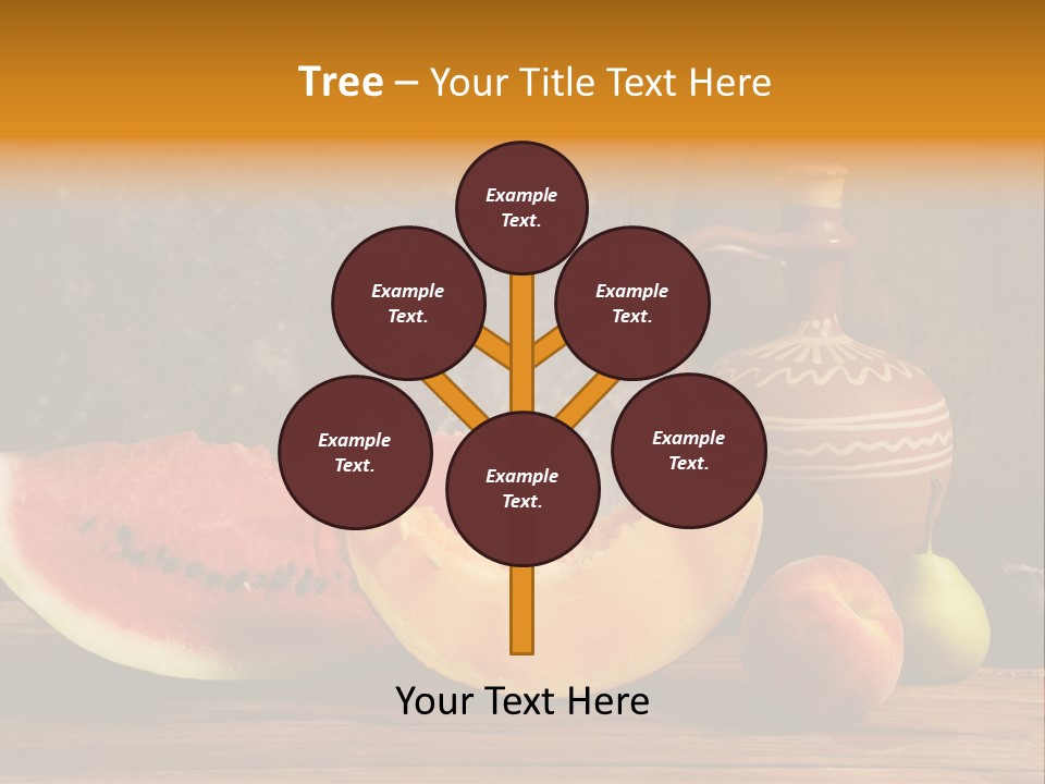 Wood Seeds Food PowerPoint Template