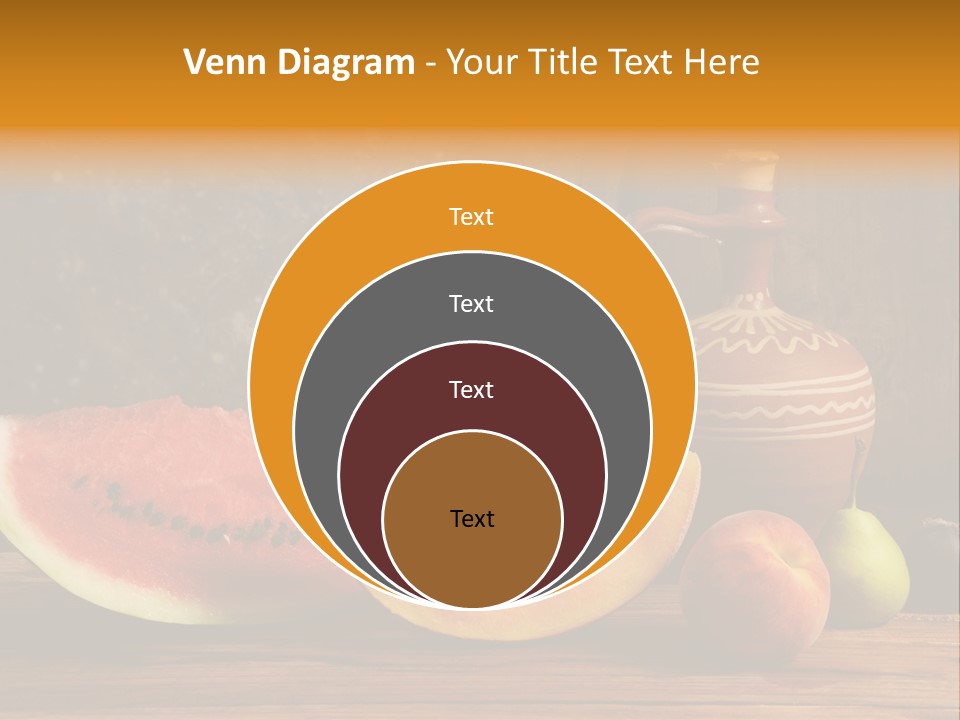 Wood Seeds Food PowerPoint Template