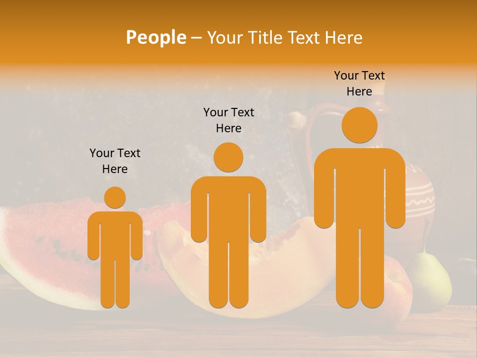 Wood Seeds Food PowerPoint Template