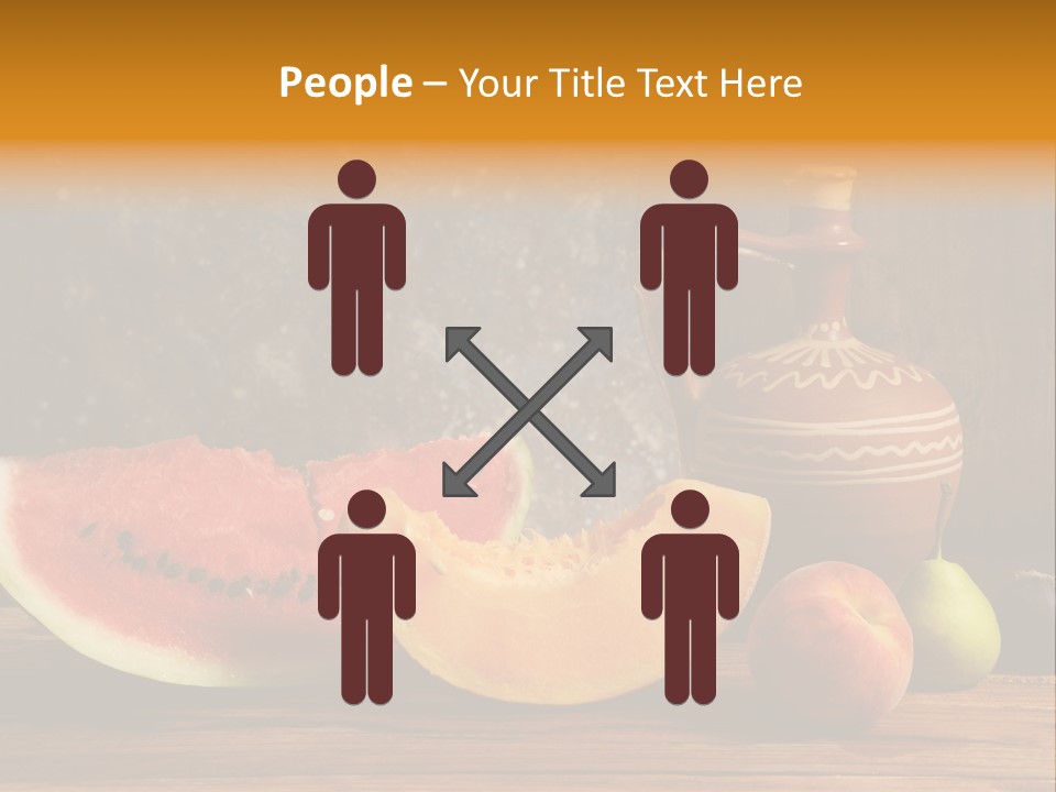 Wood Seeds Food PowerPoint Template