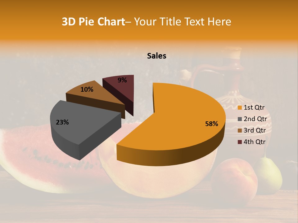 Wood Seeds Food PowerPoint Template