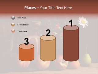 Food Fruit Flowers PowerPoint Template
