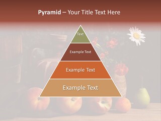 Food Fruit Flowers PowerPoint Template