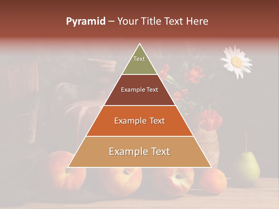 Food Fruit Flowers PowerPoint Template
