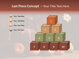 Food Fruit Flowers PowerPoint Template