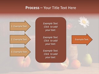 Food Fruit Flowers PowerPoint Template