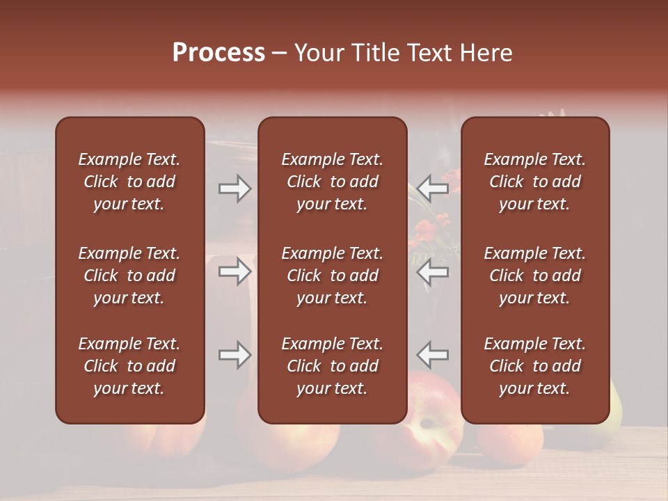 Food Fruit Flowers PowerPoint Template