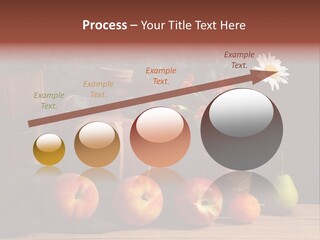 Food Fruit Flowers PowerPoint Template