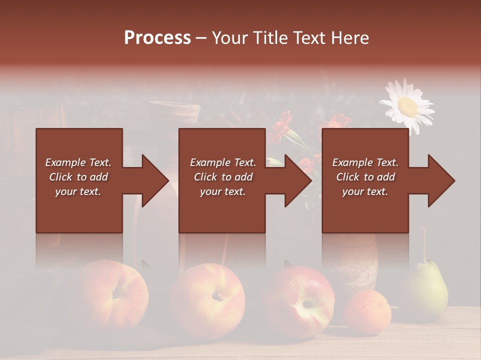 Food Fruit Flowers PowerPoint Template