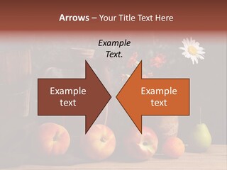 Food Fruit Flowers PowerPoint Template