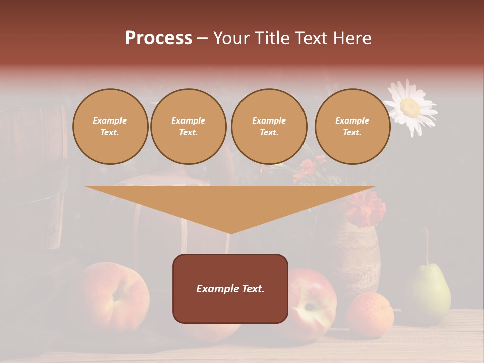 Food Fruit Flowers PowerPoint Template