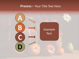 Food Fruit Flowers PowerPoint Template