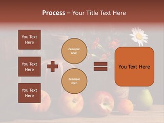Food Fruit Flowers PowerPoint Template