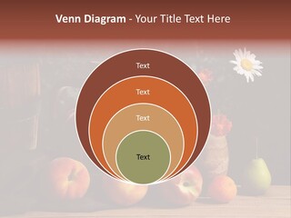 Food Fruit Flowers PowerPoint Template