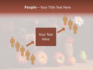 Food Fruit Flowers PowerPoint Template