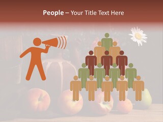 Food Fruit Flowers PowerPoint Template