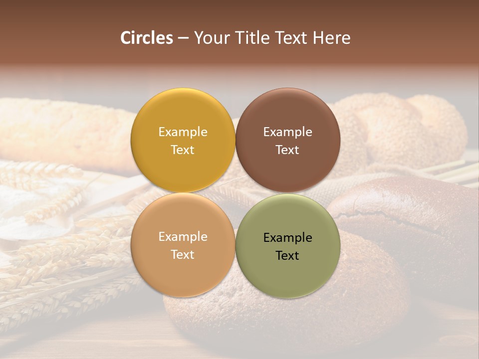 Bread Baking Round PowerPoint Template