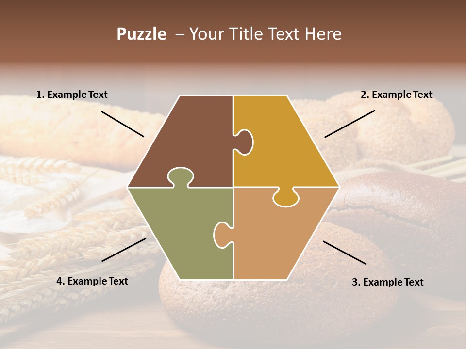 Bread Baking Round PowerPoint Template